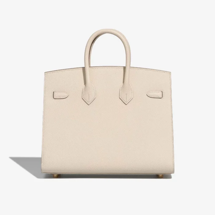 Artisan-Grade Hermès Dupes Birkin 25 Epsom Craie GHW - Replica Handbags - Image 2