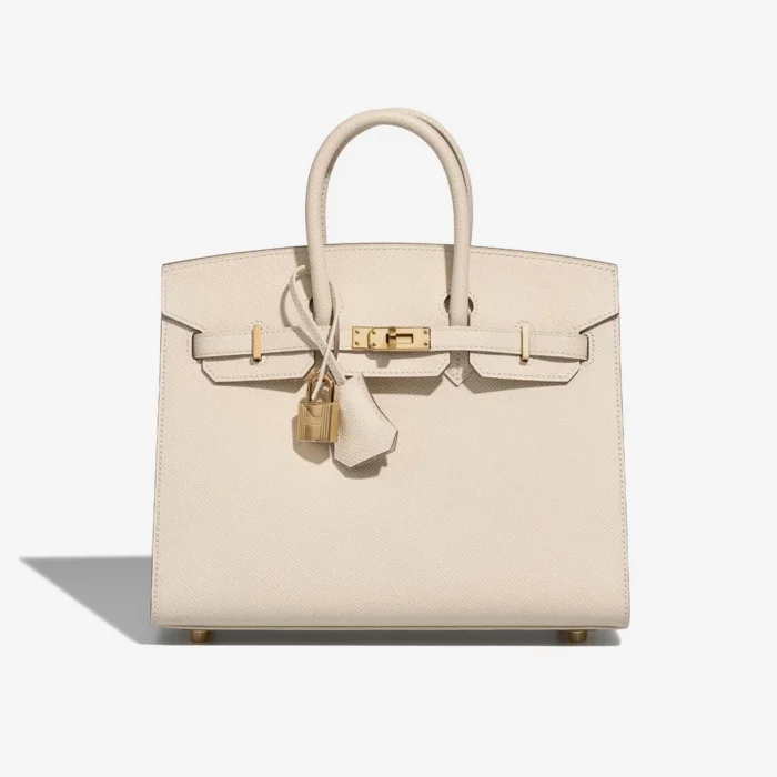 Artisan-Grade Hermès Dupes Birkin 25 Epsom Craie GHW – Replica Handbags