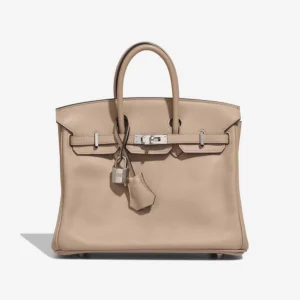 Artisan-Grade Hermès Dupes Birkin 25 Swift Trench PHW - Replica Handbags