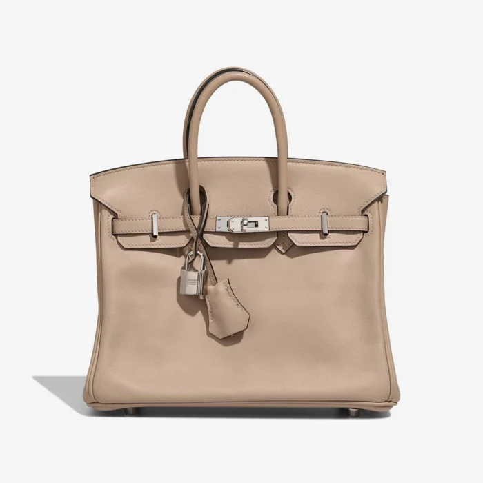 Artisan-Grade Hermès Dupes Birkin 25 Swift Trench PHW - Replica Handbags