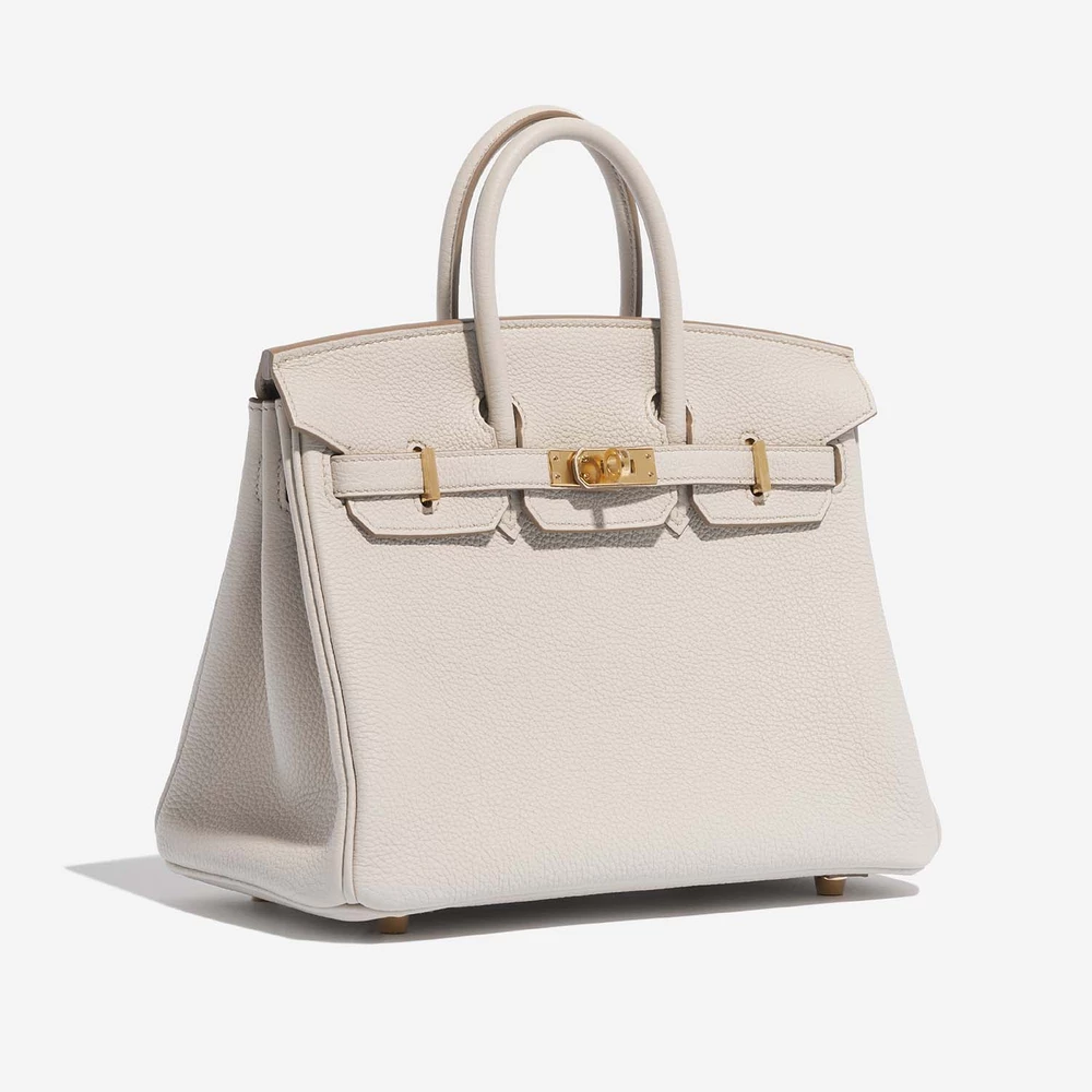Artisan-Grade Hermès Dupes Birkin 25 Togo Beton GHW - Replica Handbags - Image 4