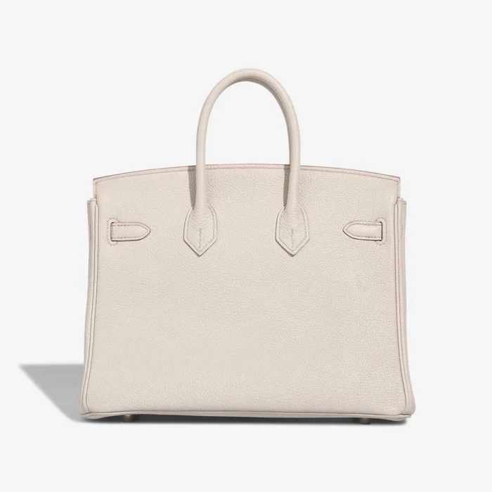 Artisan-Grade Hermès Dupes Birkin 25 Togo Beton PHW - Replica Handbags - Image 3