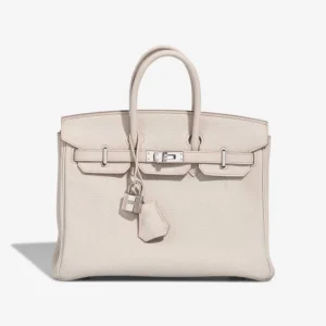 Artisan-Grade Hermès Dupes Birkin 25 Togo Beton PHW - Replica Handbags