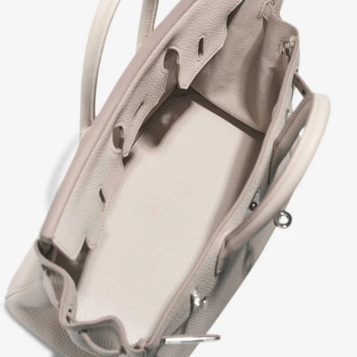 Artisan-Grade Hermès Dupes Birkin 25 Togo Beton PHW - Replica Handbags - Image 7