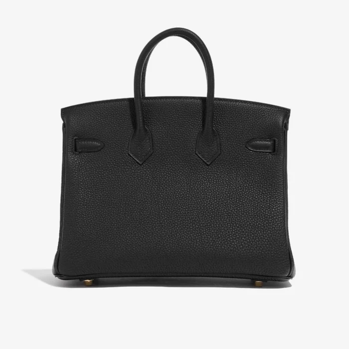 Artisan-Grade Hermès Dupes Birkin 25 Togo Black GHW - Replica Handbags - Image 2