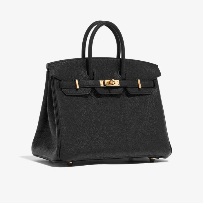 Artisan-Grade Hermès Dupes Birkin 25 Togo Black GHW - Replica Handbags - Image 4