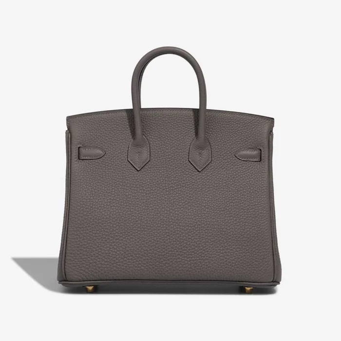 Artisan-Grade Hermès Dupes Birkin 25 Togo Gris Meyer GHW - Replica Handbags - Image 2