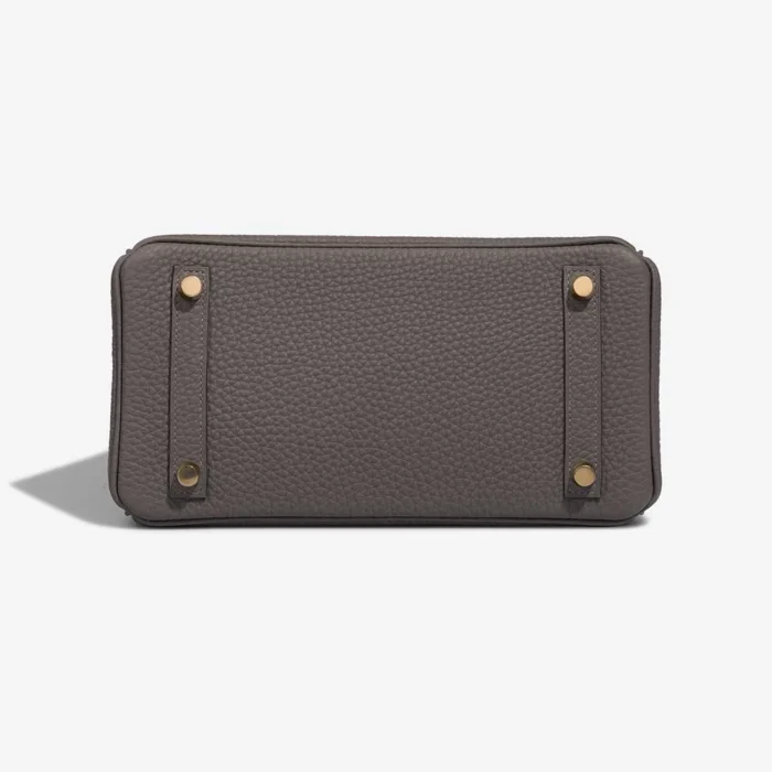 Artisan-Grade Hermès Dupes Birkin 25 Togo Gris Meyer GHW - Replica Handbags - Image 3
