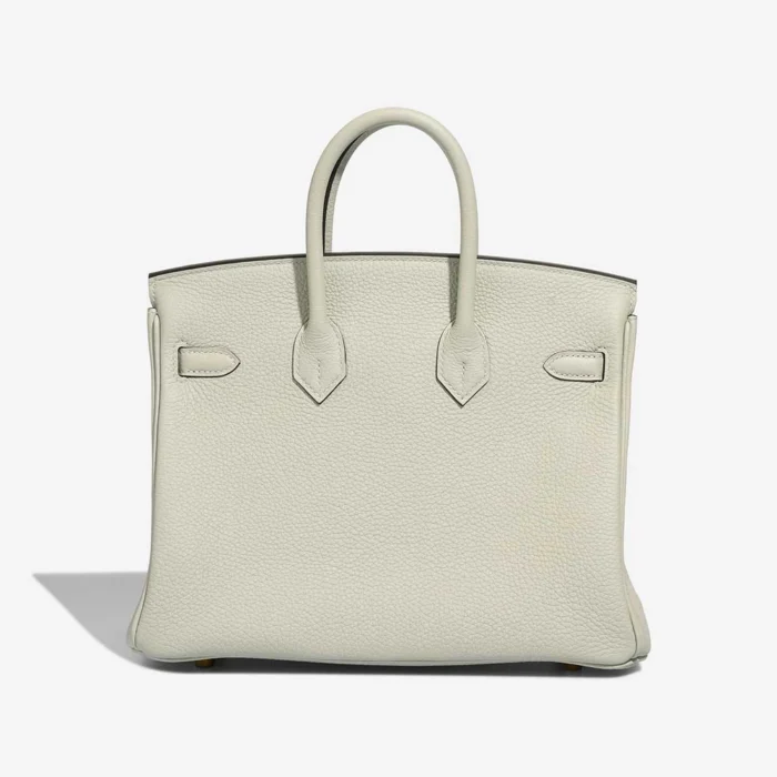 Artisan-Grade Hermès Dupes Birkin 25 Togo Gris Neve GHW - Replica Handbags - Image 2
