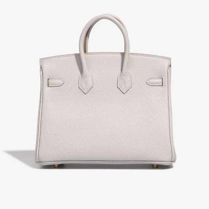 Artisan-Grade Hermès Dupes Birkin 25 Togo Gris Perle GHW - Replica Handbags - Image 2