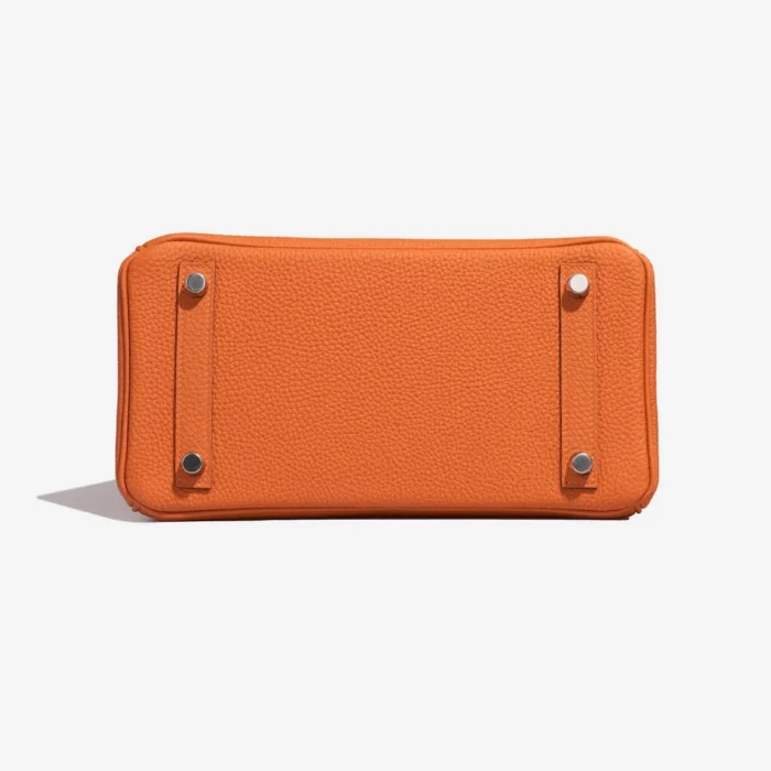 Artisan-Grade Hermès Dupes Birkin 25 Togo Orange H PHW - Replica Handbags - Image 3