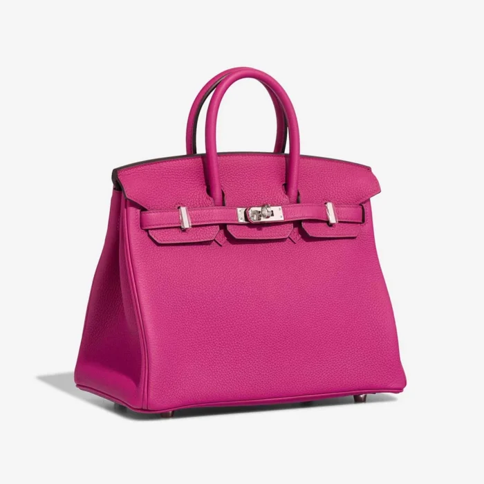 Artisan-Grade Hermès Dupes Birkin 25 Togo Rose Pourpre PHW - Replica Handbags - Image 2