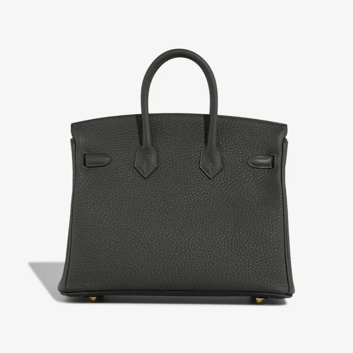 Artisan-Grade Hermès Dupes Birkin 25 Togo Vert Fonce GHW - Replica Handbags - Image 2