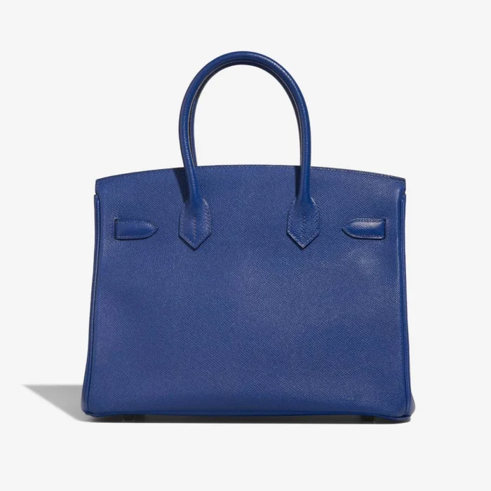 Artisan-Grade Hermès Dupes Birkin 30 Epsom Bleu electrique GHW - Replica Handbags - Image 2