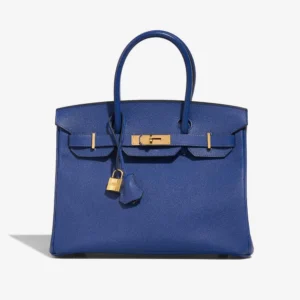 Artisan-Grade Hermès Dupes Birkin 30 Epsom Bleu GHW | Replica Bags