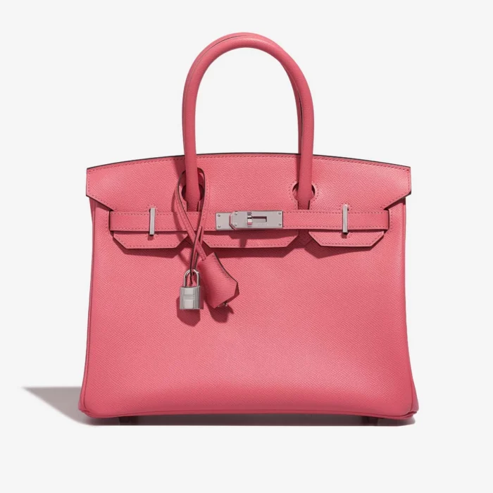 Artisan-Grade Hermès Dupes Birkin 30 Epsom Rose Azalee PHW