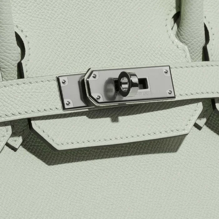 Artisan-Grade Hermès Dupes Birkin 30 Epsom Vert Fizz PHW - Replica Handbags - Image 6
