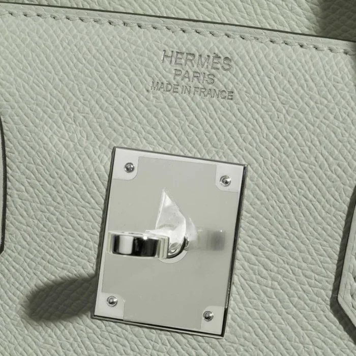 Artisan-Grade Hermès Dupes Birkin 30 Epsom Vert Fizz PHW - Replica Handbags - Image 5