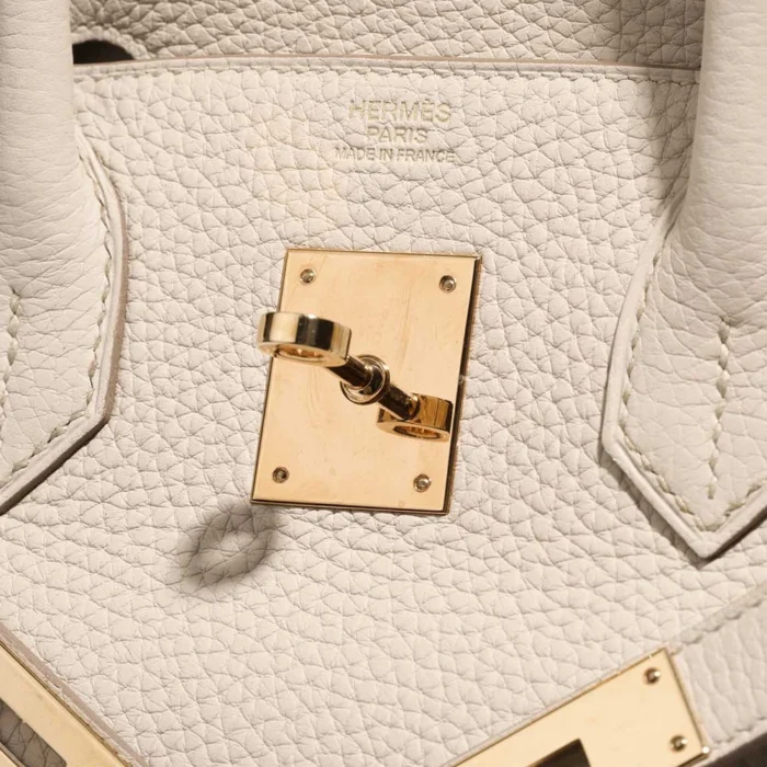 Artisan-Grade Hermès Dupes Birkin 30 Togo Beton RGHW - Replica Handbags - Image 5
