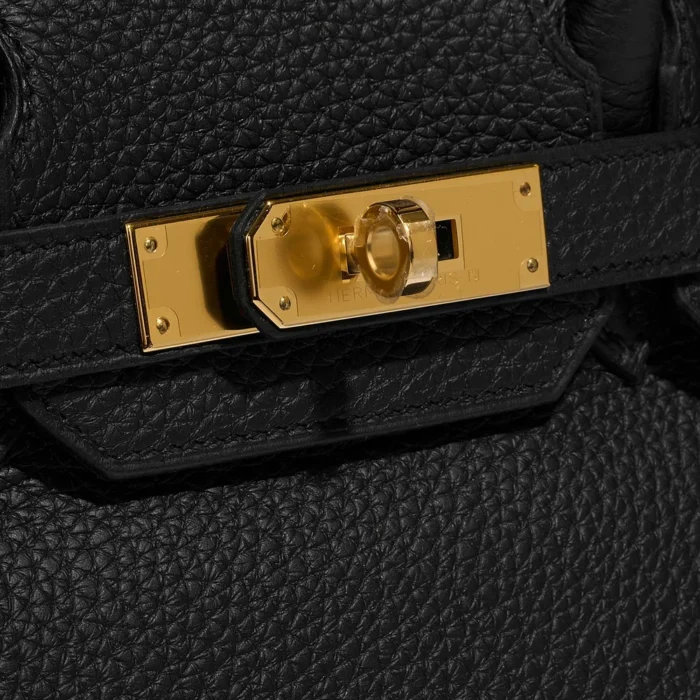 Artisan-Grade Hermès Dupes Birkin 30 Togo Black GHW - Replica Handbags - Image 6