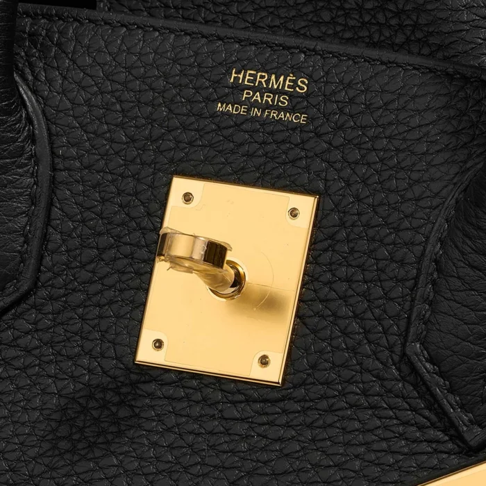 Artisan-Grade Hermès Dupes Birkin 30 Togo Black GHW - Replica Handbags - Image 5