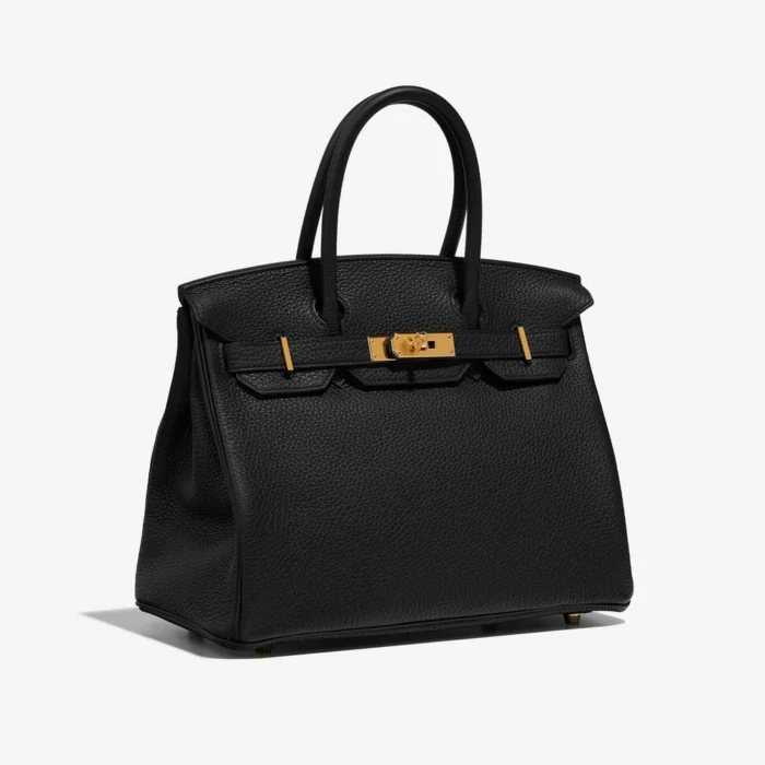 Artisan-Grade Hermès Dupes Birkin 30 Togo Black GHW - Replica Handbags - Image 4