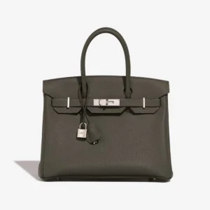 Artisan-Grade Hermès Dupes Birkin 30 Togo Vert de Gris PHW - Replica Handbags