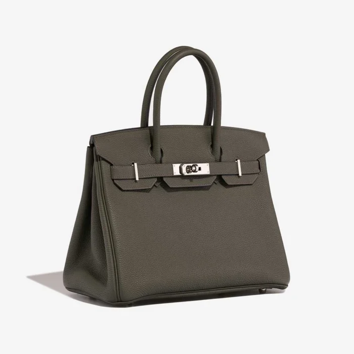 Artisan-Grade Hermès Dupes Birkin 30 Togo Vert de Gris PHW - Replica Handbags - Image 4