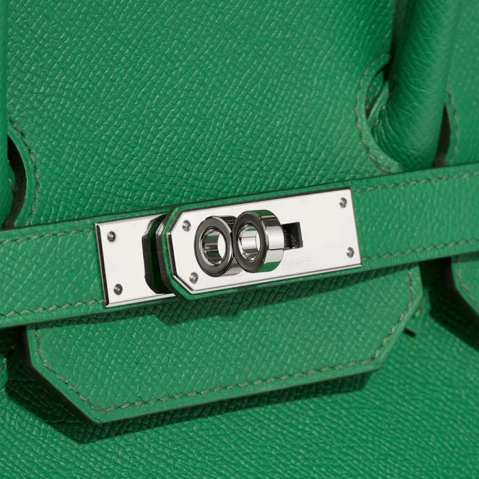 Artisan-Grade Hermès Dupes Birkin 35 Epsom Bambou PHW - Replica Handbags - Image 7