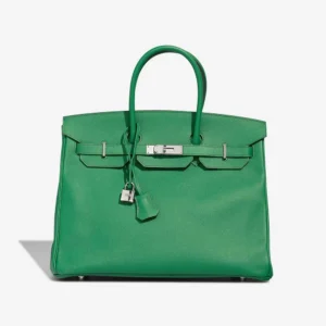 Artisan-Grade Hermès Dupes Birkin 35 Epsom Bambou PHW - Replica Handbags