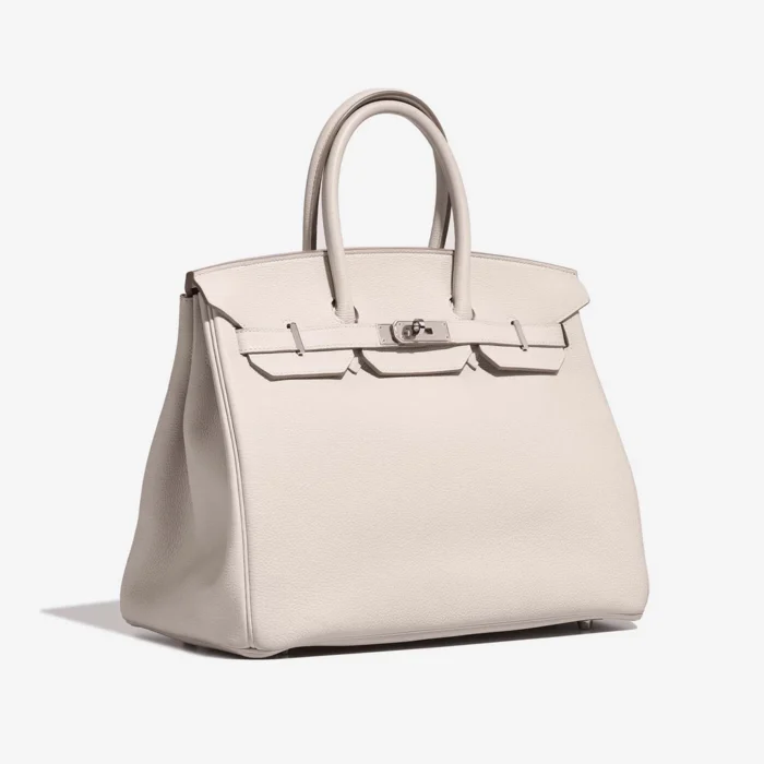 Artisan-Grade Hermès Dupes Birkin 35 Togo Beton PHW - Replica Handbags - Image 4