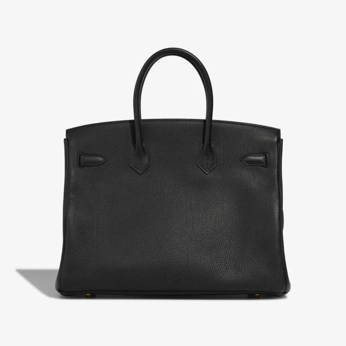 Artisan-Grade Hermès Dupes Birkin 35 Togo Black GHW - Replica Handbags - Image 2