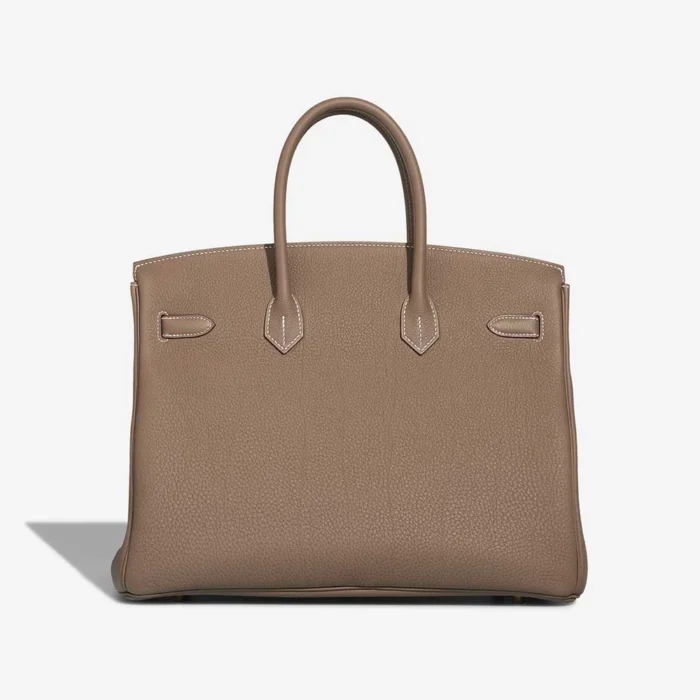 Artisan-Grade Hermès Dupes Birkin 35 Togo Etoupe GHW - Replica Handbags - Image 2
