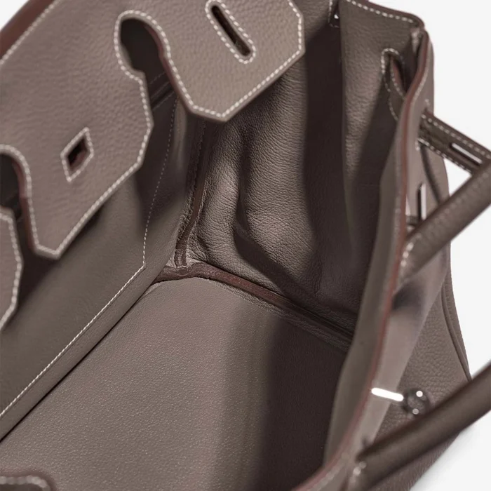 Artisan-Grade Hermès Dupes Birkin 35 Togo Etoupe PHW - Replica Handbags - Image 5