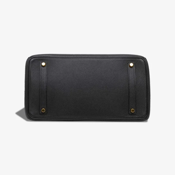 Artisan-Grade Hermès Dupes Birkin 35 Vache Fjord Black PHW - Replica Handbags - Image 3