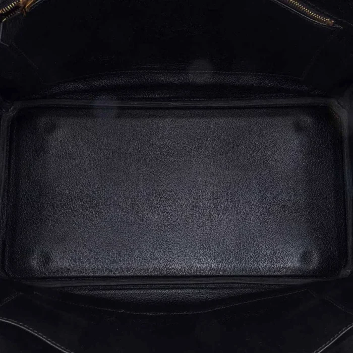 Artisan-Grade Hermès Dupes Birkin 35 Vache Fjord Black PHW - Replica Handbags - Image 4