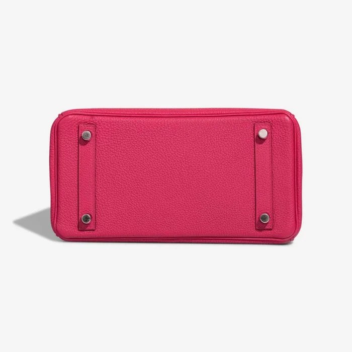Artisan-Grade Hermès Dupes Birkin Touch 25 Matte Alligator/Togo Framboise PHW - Replica Handbags - Image 3