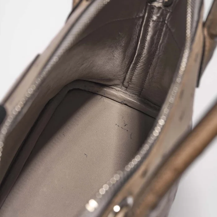 Artisan-Grade Hermès Dupes Bolide 27 Ostrich Gris Tourterelle PHW - Replica Handbags - Image 6