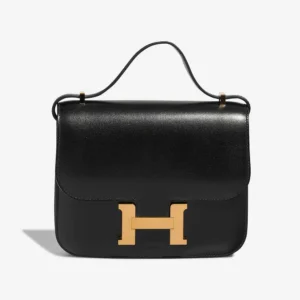 Artisan-Grade Hermès Dupes Constance 18 Box Black GHW - Replica Handbags