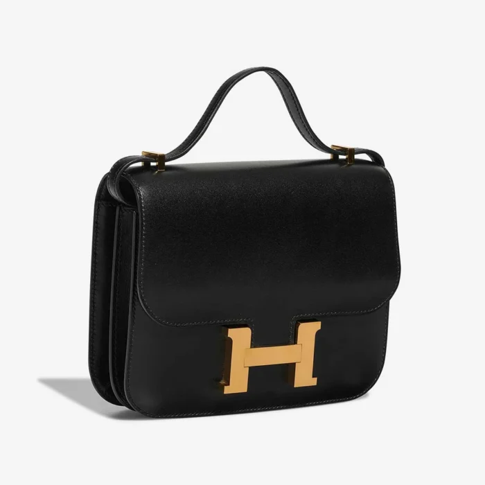 Artisan-Grade Hermès Dupes Constance 18 Box Black GHW - Replica Handbags - Image 5