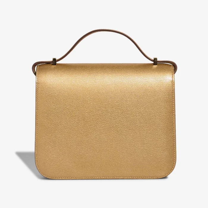 Artisan-Grade Hermès Dupes Constance 18 Chevre Mysore Dore GHW - Replica Handbags - Image 3