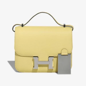 Artisan-Grade Hermès Dupes Constance 18 Chevre Mysore Jaune Bourgeon PHW - Replica Handbags
