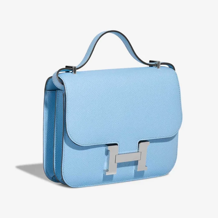 Artisan-Grade Hermès Dupes Constance 18 Epsom Celeste PHW - Replica Handbags - Image 5