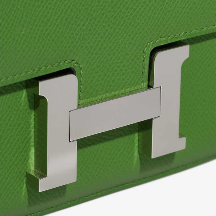 Artisan-Grade Hermès Dupes Constance 18 Epsom Vert Yucca PHW - Replica Handbags - Image 7
