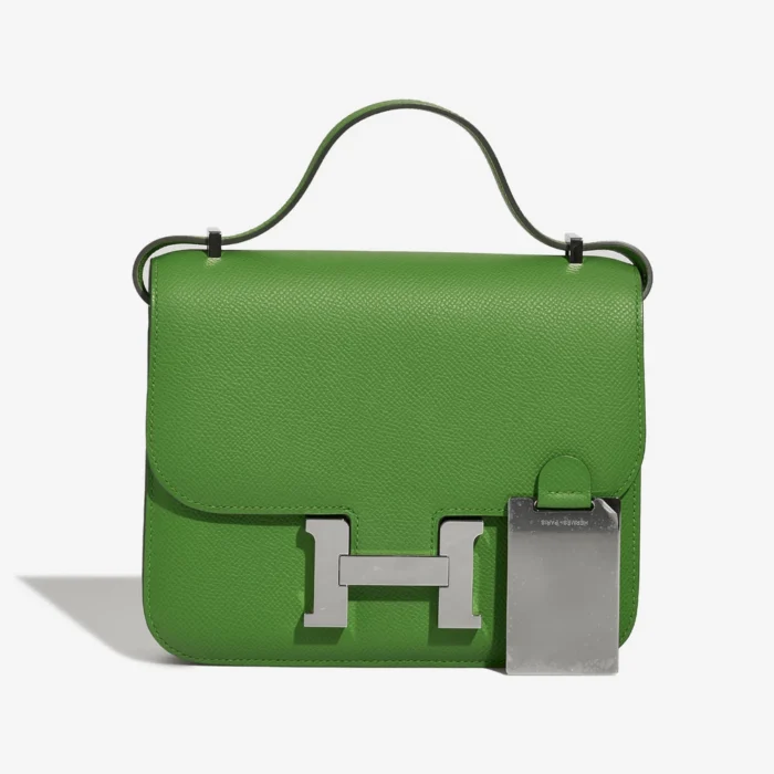 Artisan-Grade Hermès Dupes Constance 18 Epsom Vert Yucca PHW - Replica Handbags