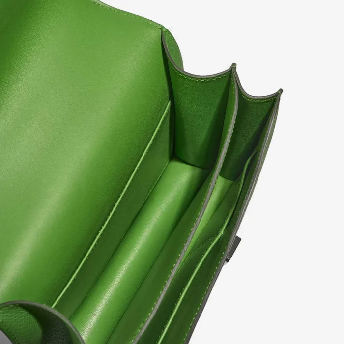 Artisan-Grade Hermès Dupes Constance 18 Epsom Vert Yucca PHW - Replica Handbags - Image 6