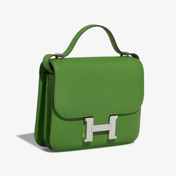 Artisan-Grade Hermès Dupes Constance 18 Epsom Vert Yucca PHW - Replica Handbags - Image 5