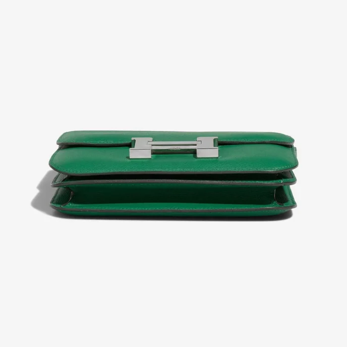 Artisan-Grade Hermès Dupes Constance 18 Evercolor Vert Jade PHW - Replica Handbags - Image 4
