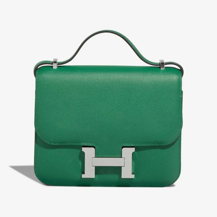 Artisan-Grade Hermès Dupes Constance 18 Evercolor Vert Jade PHW - Replica Handbags
