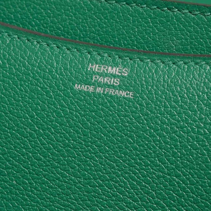 Artisan-Grade Hermès Dupes Constance 18 Evercolor Vert Jade PHW - Replica Handbags - Image 2